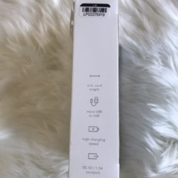 Heyday USB-C to USB-a Braided Cable 6ft - Picture 3 of 5